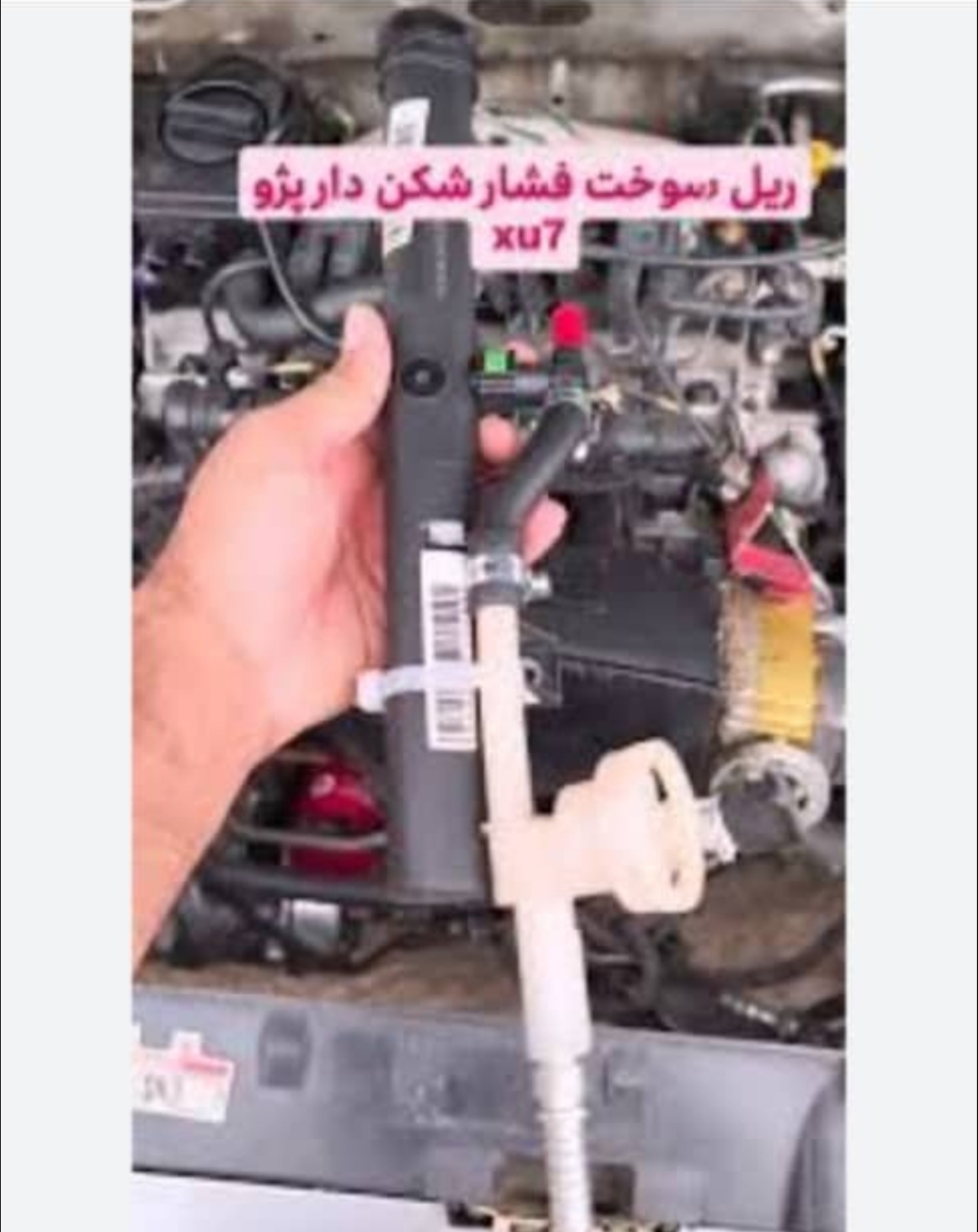 ریل سوخت فشار شکن دار xum